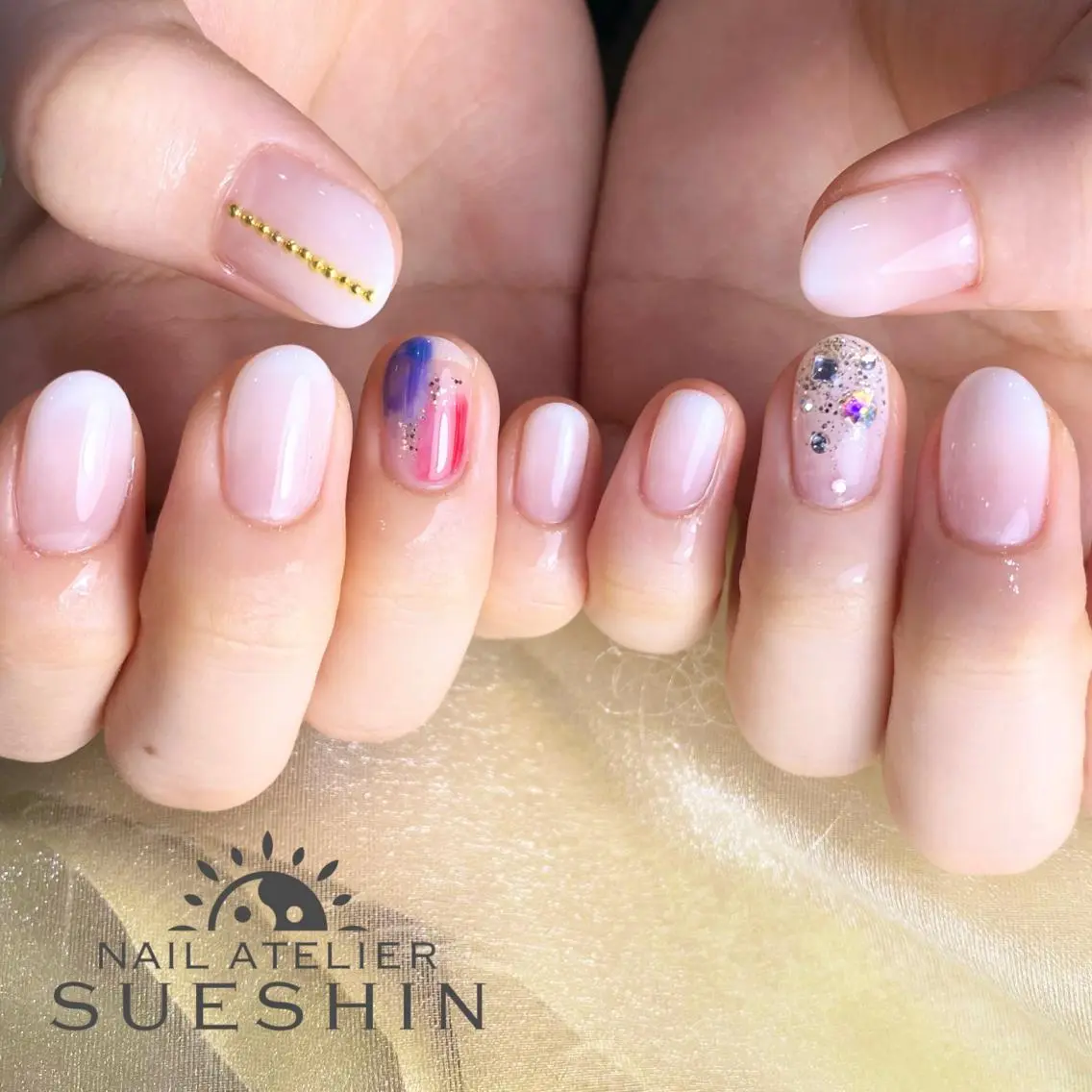ミディアム ネイル S ueshinのネイルデザイン