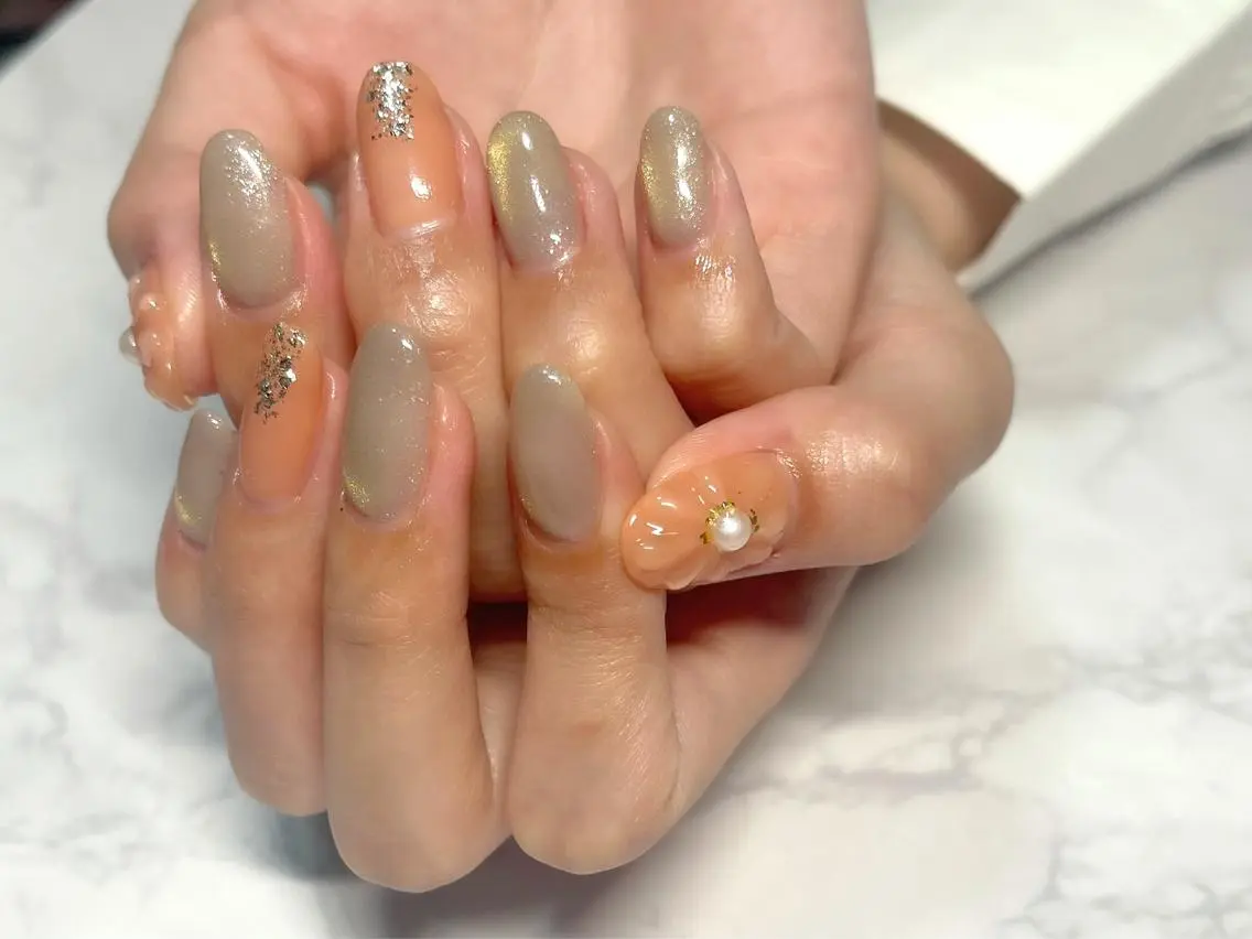 ネイル ぷっくりネイル ハンドネイル Nail Salon KURELLYのネイルデザイン