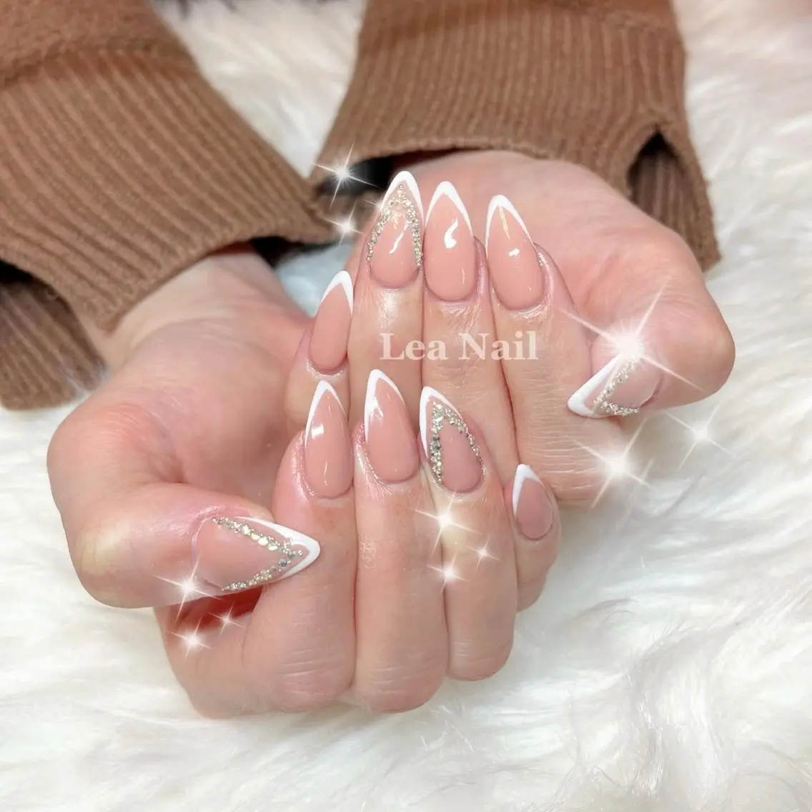ネイル フレンチネイル ハンドネイル Lea Nailのネイルデザイン