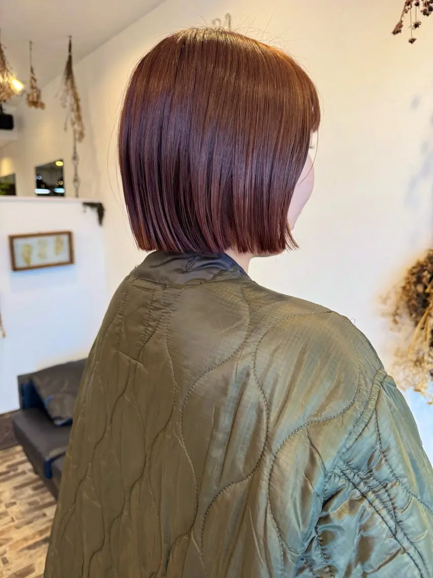 ショート カラー ブラウンカラー オレンジ オレンジブラウン カット ヘアカラー トリートメント m ā l o.🌷 サカモトマイコのヘアスタイル