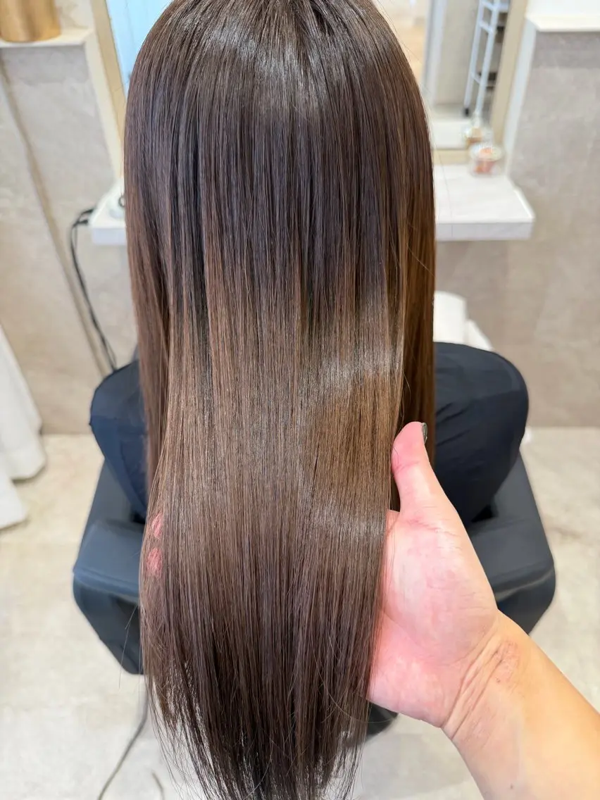 カット+【自分史上最高のツヤサラ髪へ‼️】贅沢ケア⭐️髪質改善トリートメント+【髪質改善marrb】の写真