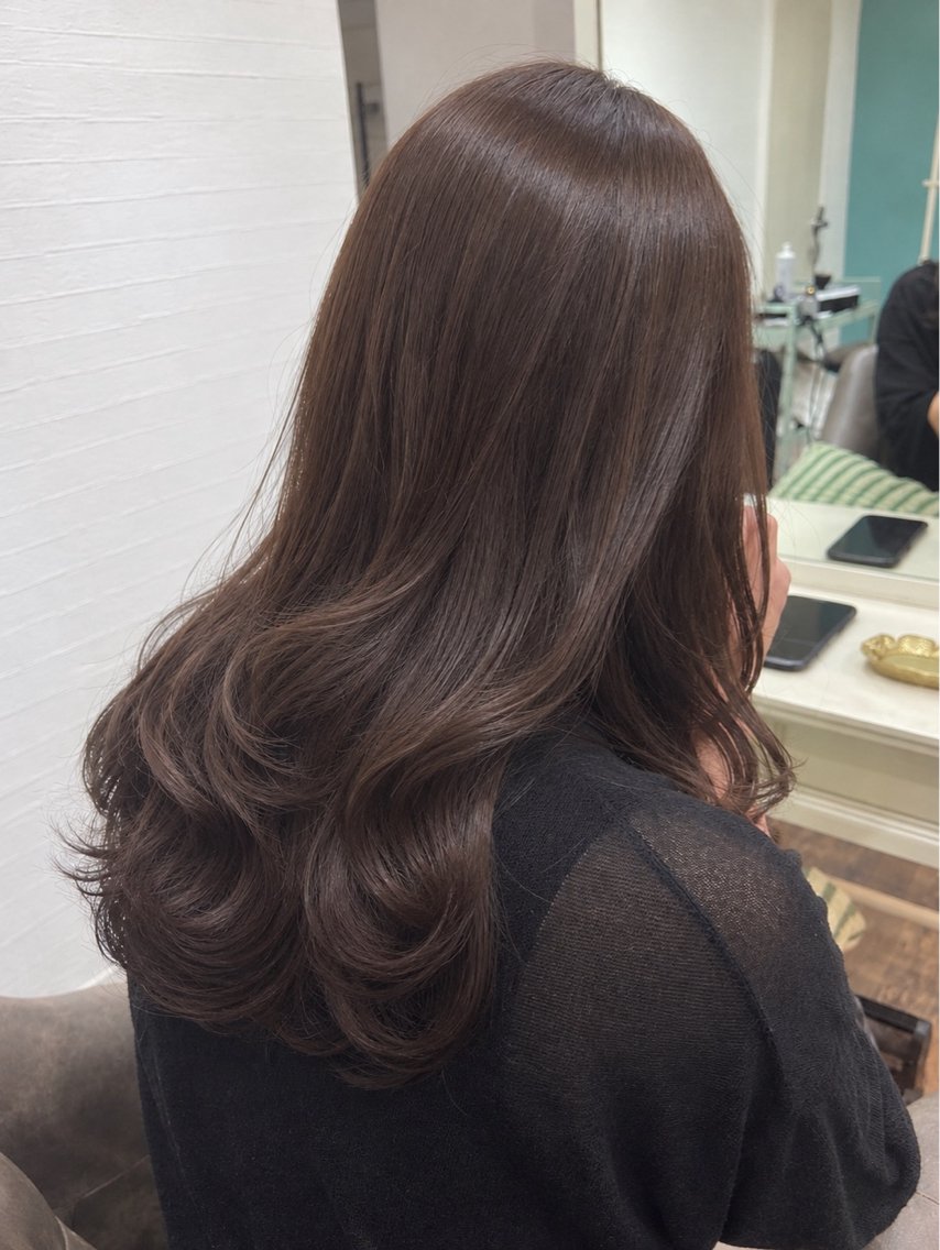 ロング カラー レイヤーカット 似合わせカット カット トリートメント HONOKA ボブ得意/尼崎のヘアスタイル