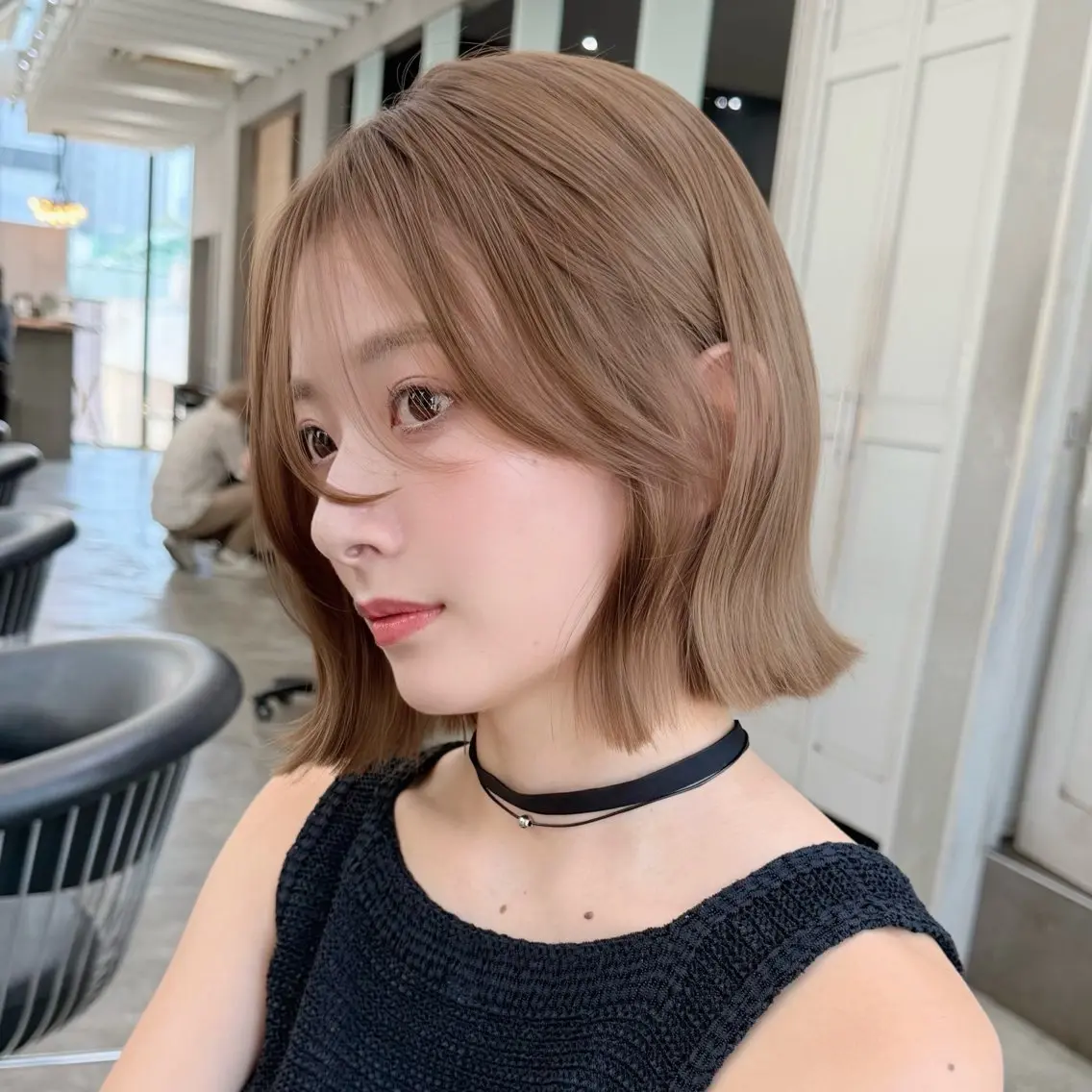 ミディアム カラー カット ヘアカラー トリートメント 《髪質改善✖️レイヤ ー🩶》ナオヤのヘアスタイル