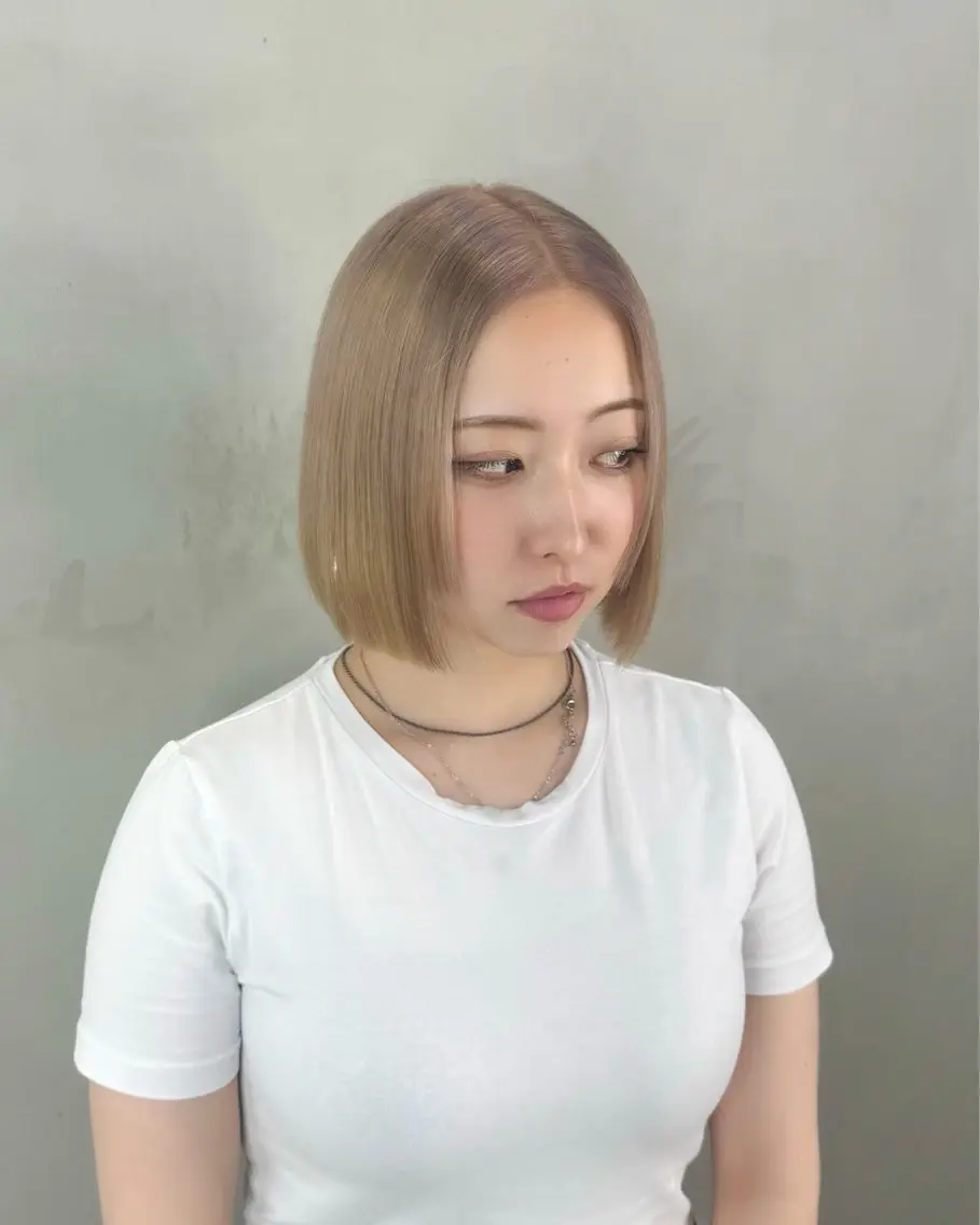 ショート ボブ 小田 晃瑛のヘアスタイル