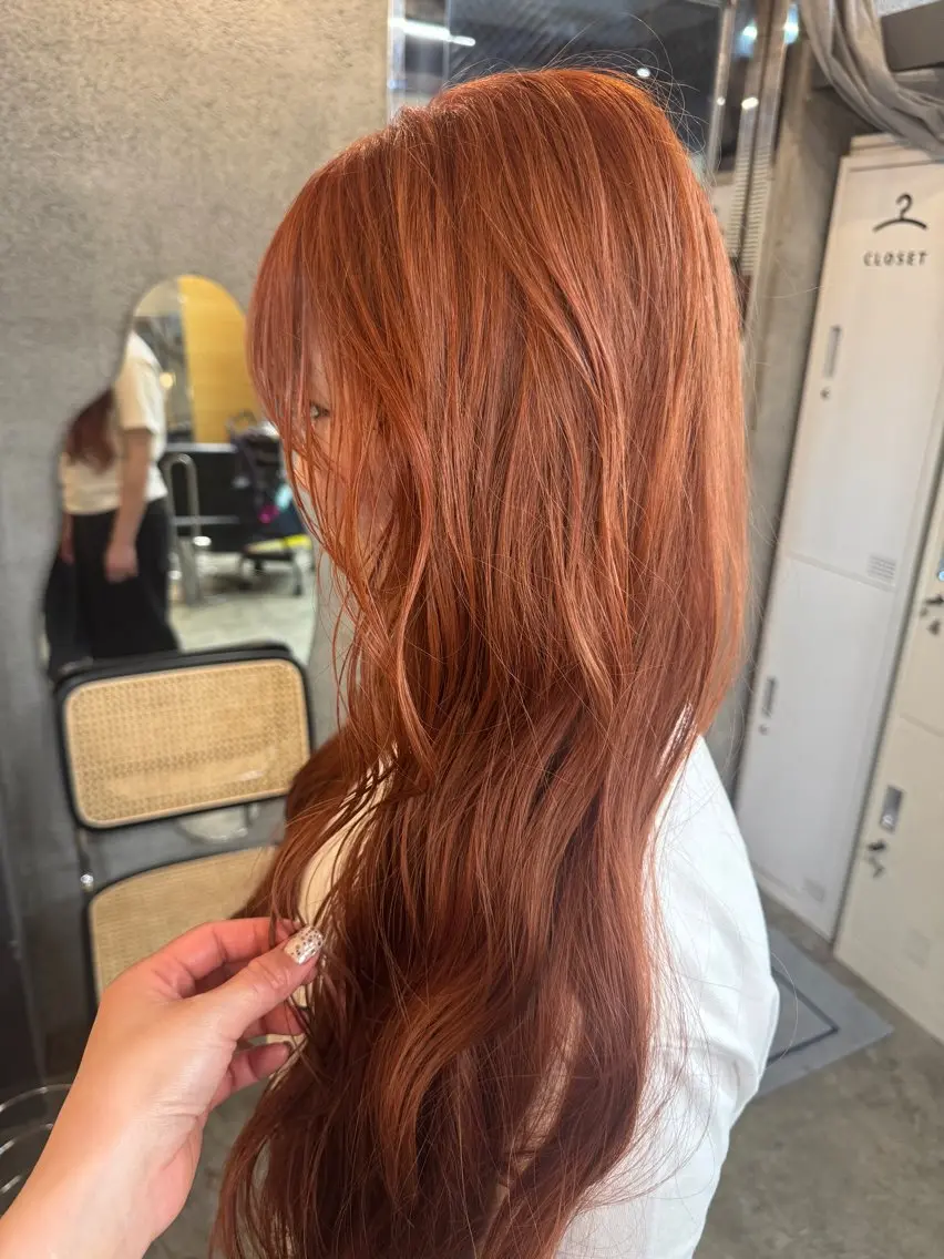 カラー ヘアカラー トリートメント Peyp博多 SORAモデル募集のヘアスタイル