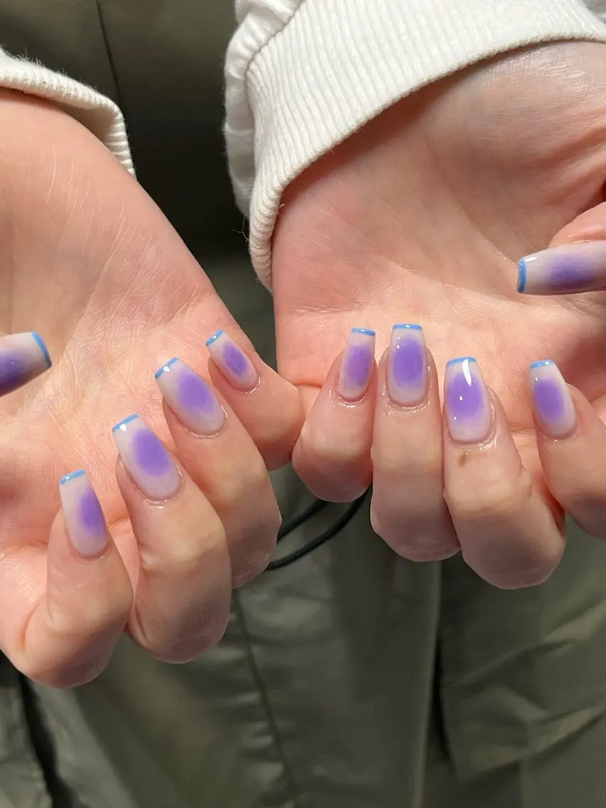 ネイル チークネイル フレンチネイル ハンドネイル NailByua 武蔵新城徒歩4分のネイルデザイン