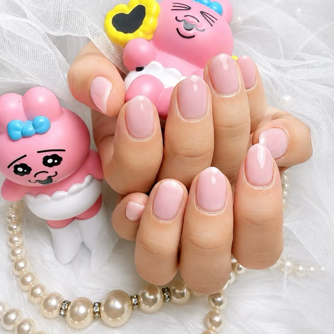 ミディアム ハンドネイル Conjunim MAMI🎀✨のネイルデザイン