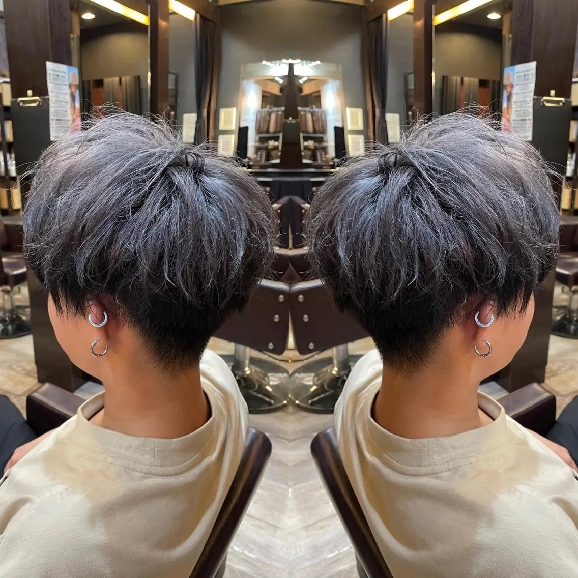 メンズ KIRA✩.*˚小川 仁美のヘアスタイル