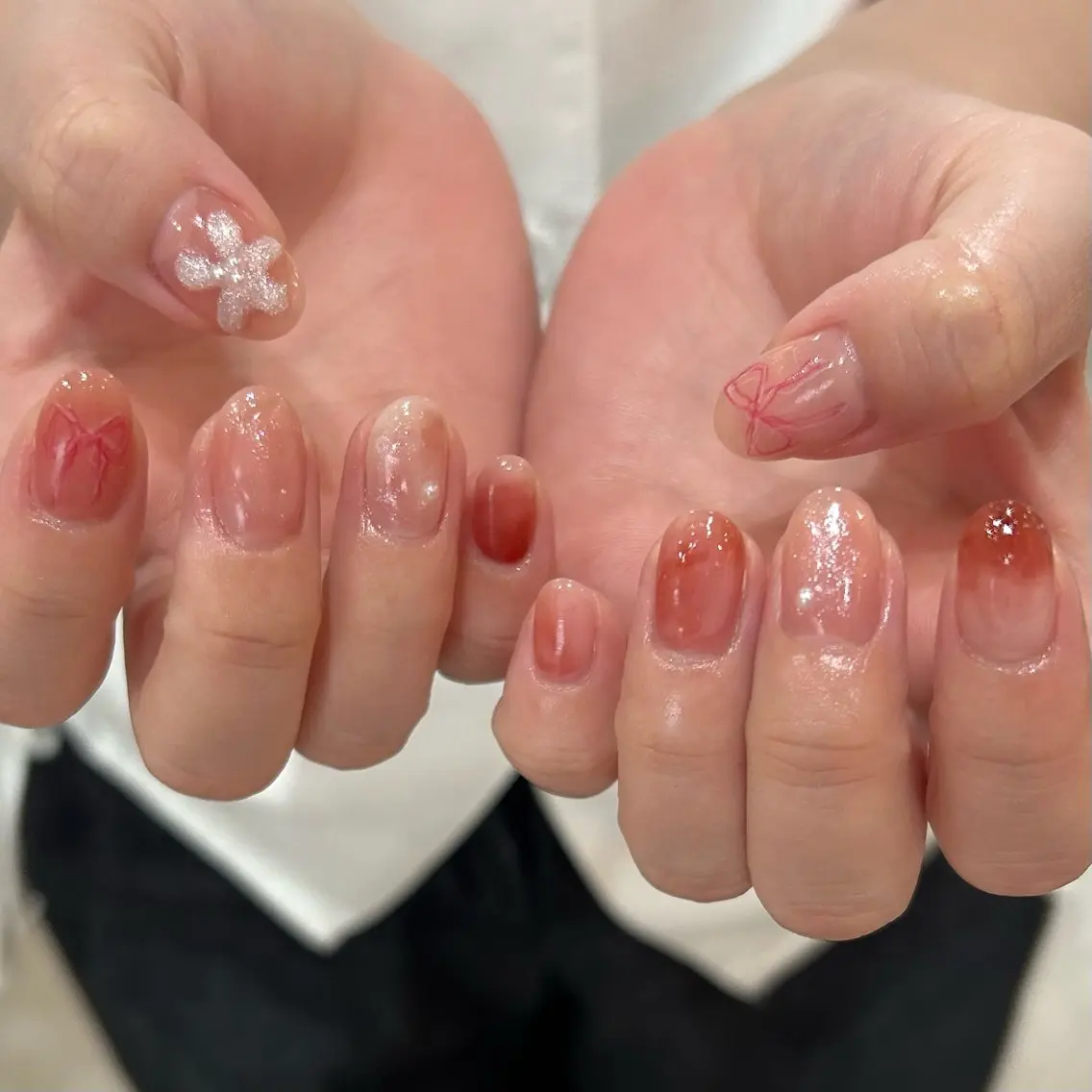 ネイル ハンドネイル shio ♡ 20〜22日空きありのネイルデザイン