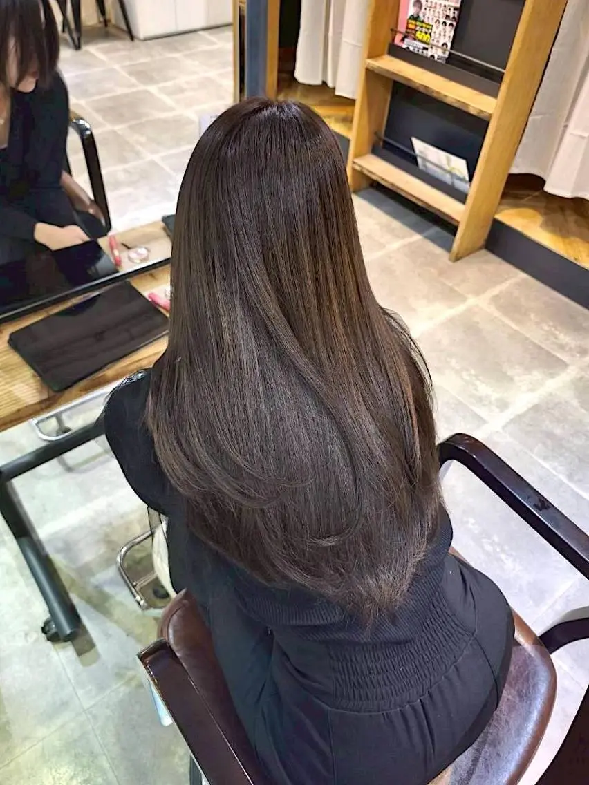 【極・髪質改善】セラミド＋髪質改善＋艶カラーカット♪　￥9900の写真