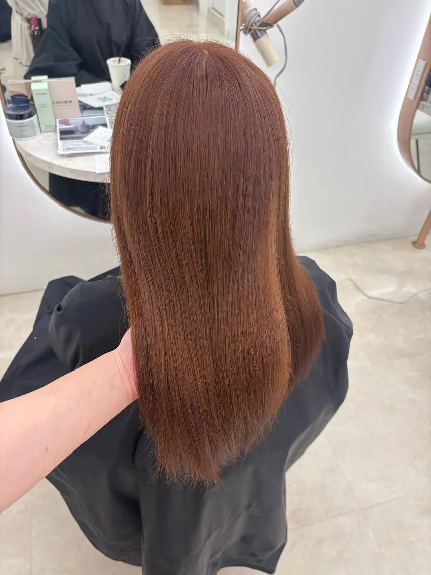 ロング カラー ヘアカラー トリートメント ayano/ピンク/ ラベンダーのヘアスタイル