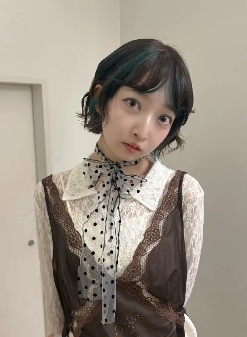 ショート カラー ヘアカラー 【sica】 チナのヘアスタイル