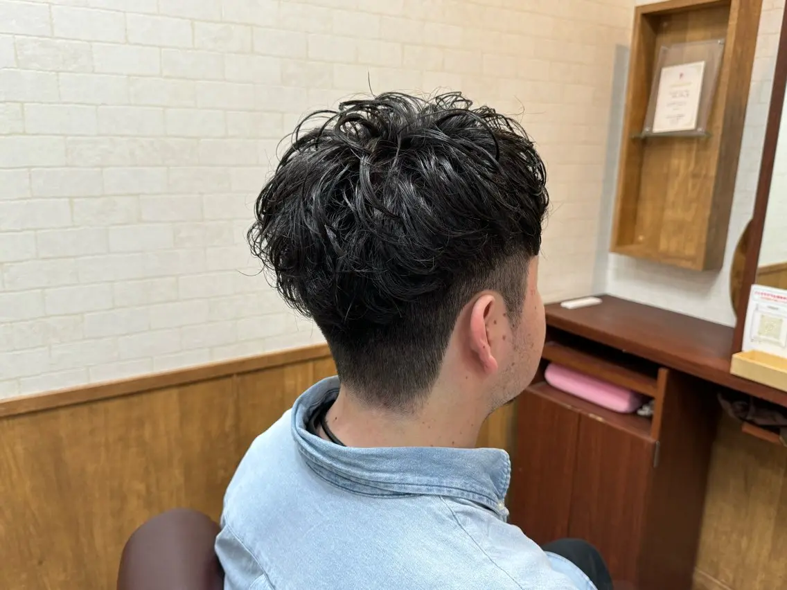 ショート パーマ メンズ clips eriのヘアスタイル