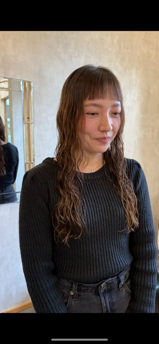 ロング 藤田 沙織のヘアスタイル