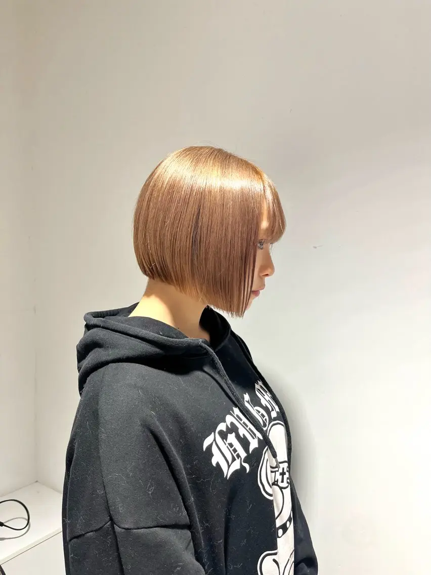 ショート カット ヘアカラー トリートメント 小谷野 真優のヘアスタイル