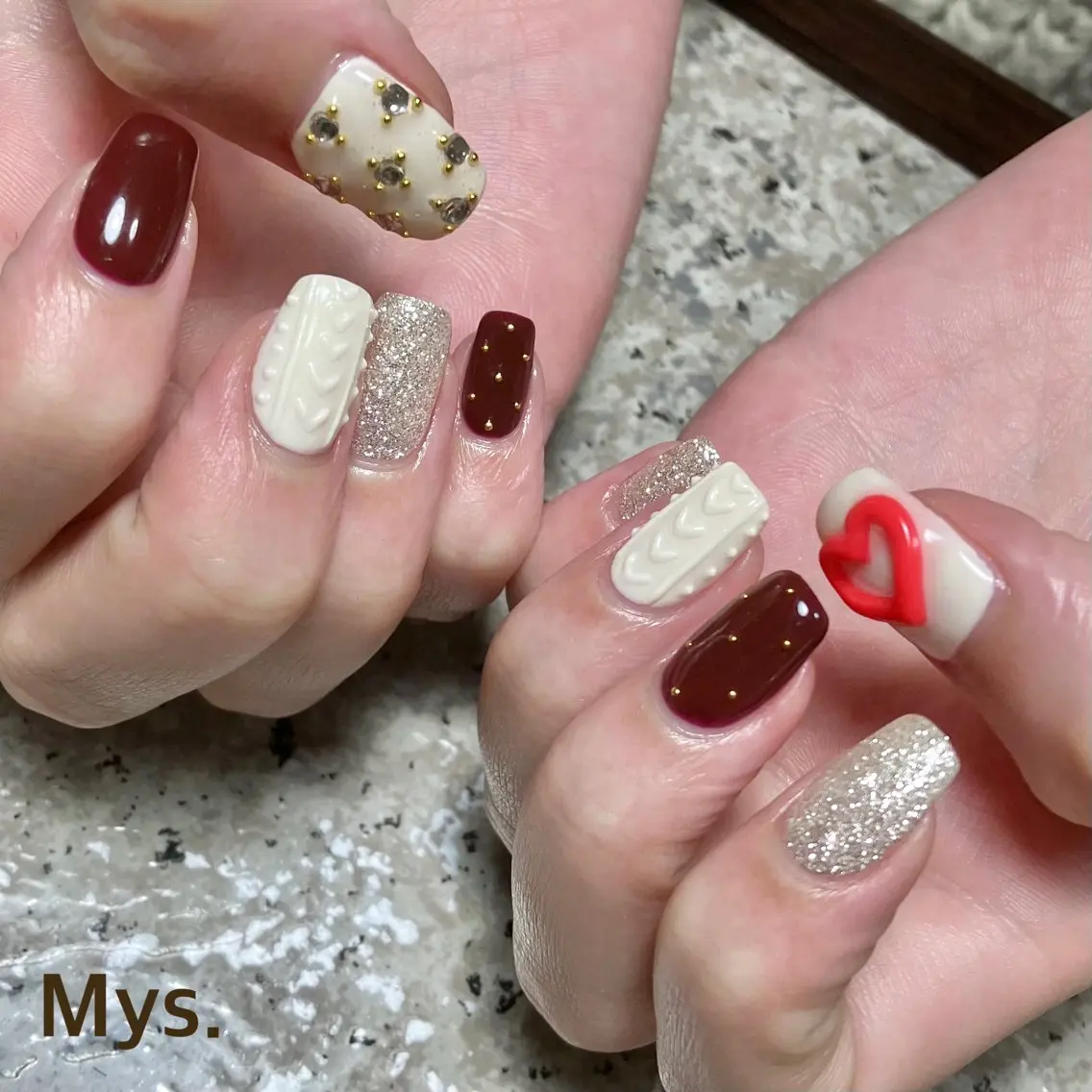 ネイル ハンドネイル Mys. 三上紗紀のネイルデザイン