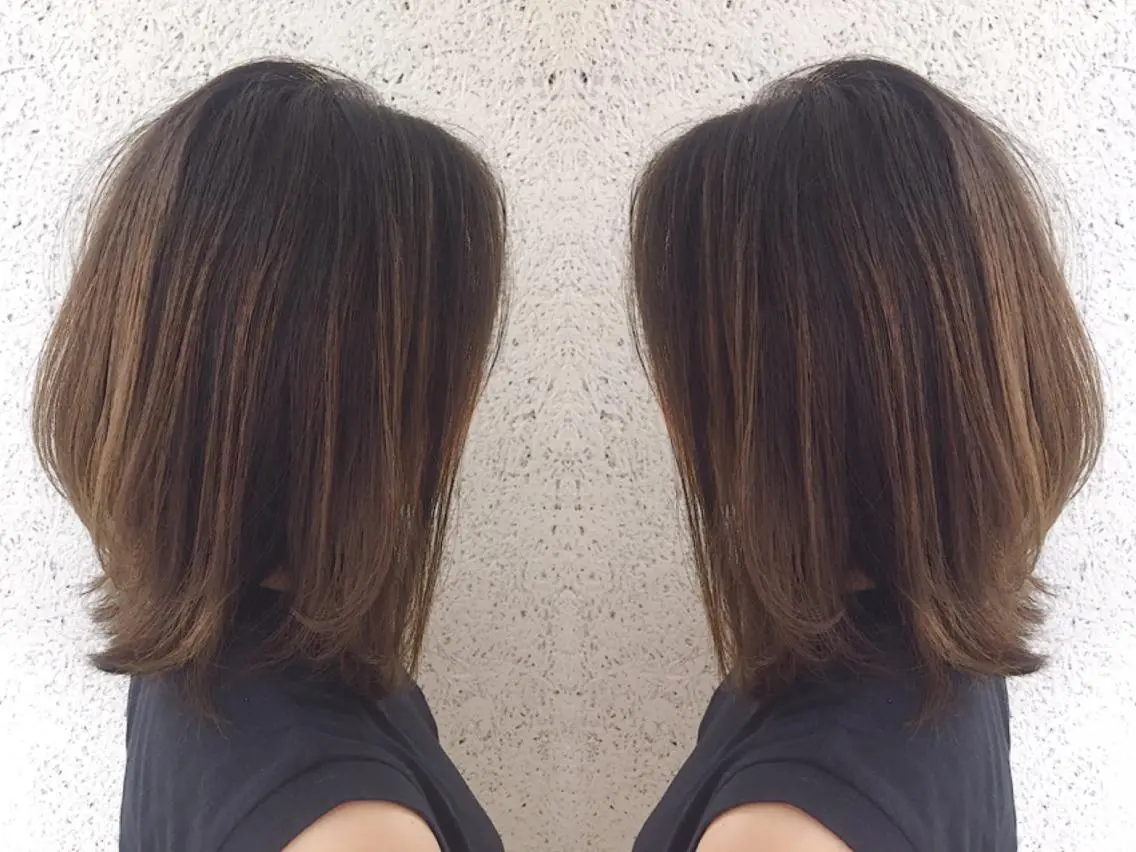 ミディアム カラー ヘアアレンジ アッシュ ブリーチ 透明感カラー グラデーションカラー ラベンダーカラー カット ヘアカラー トリートメント ヘアセット ✨ハイクオリティ✨ 山本香也のヘアスタイル