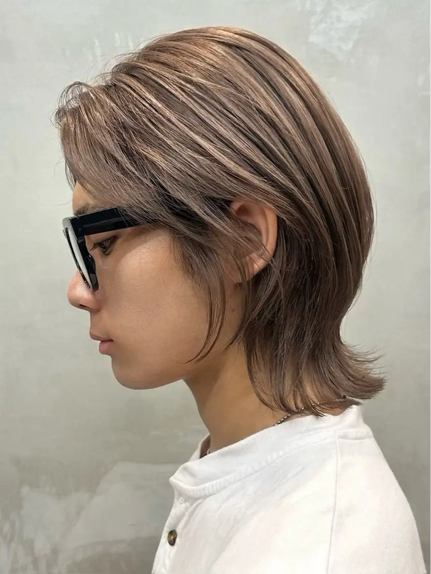 カラー メンズ ヘアカラー 岸田 和樹のヘアスタイル