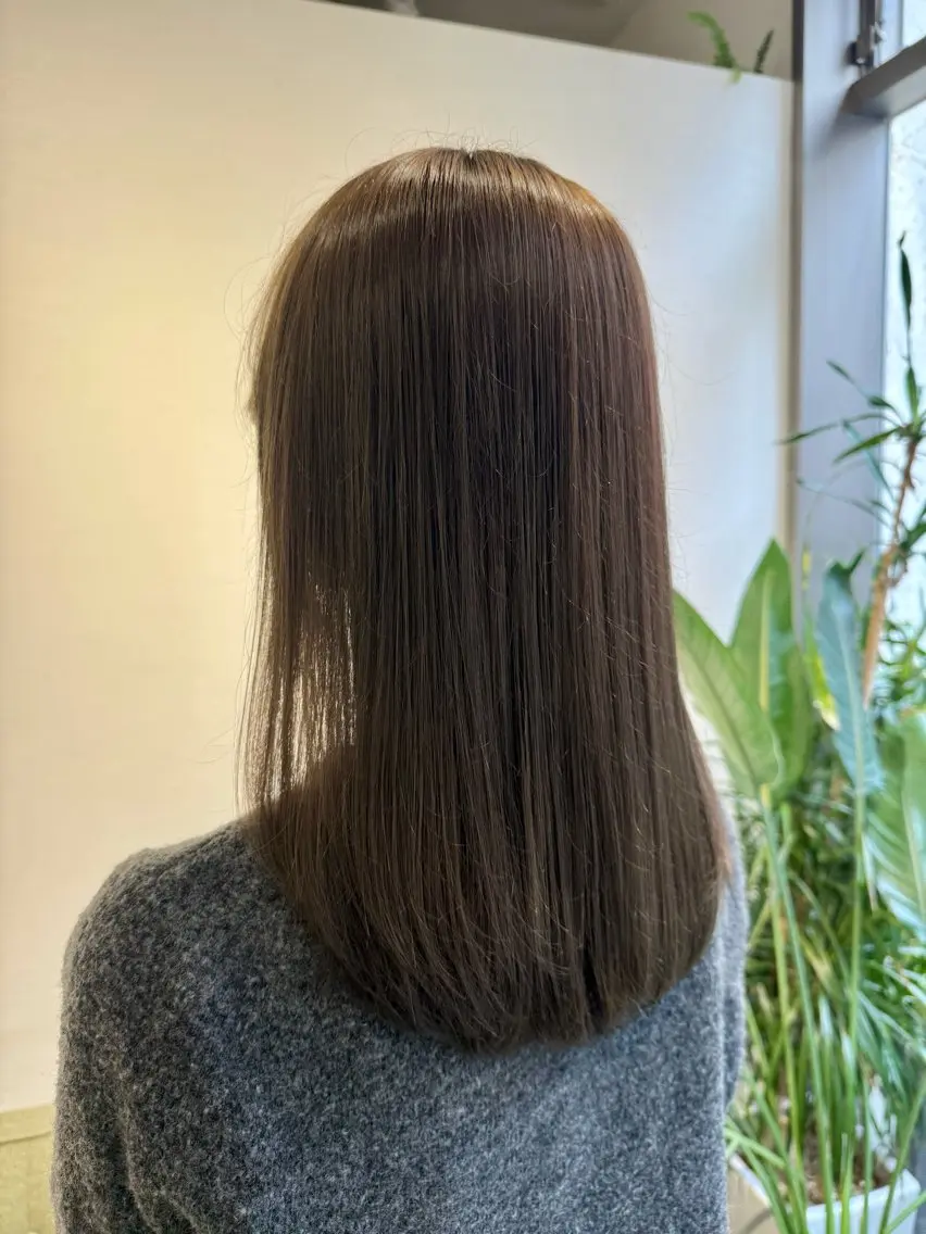 セミロング カラー ベージュカラー ブラウンカラー カット ヘアカラー トリートメント ショート×カラー 🦊堀米早紀【荻窪】のヘアスタイル