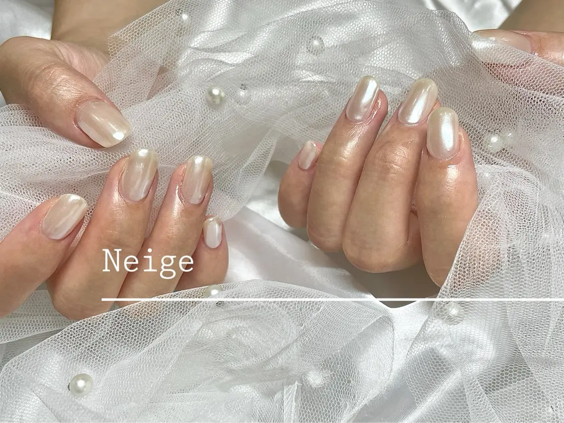 ネイル ハンドネイル Neige‪𓂃ai ＊梅津 / 松尾のネイルデザイン