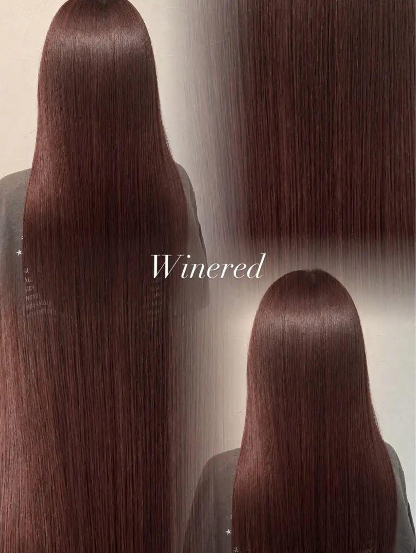 ロング カラー ブリーチ 透明感カラー ブリーチなしカラー レッドカラー カット ヘアカラー トリートメント 渋谷/トレンドヘア 🦋🤍ふうかのヘアスタイル