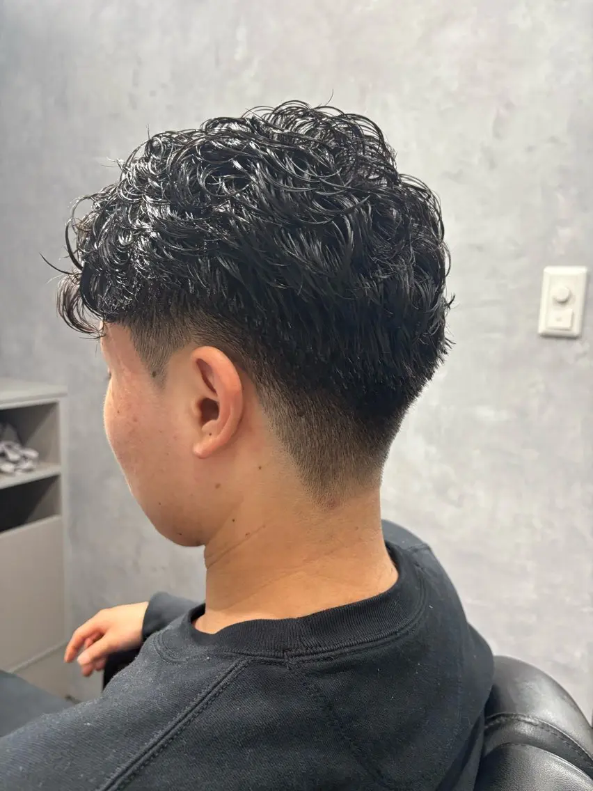 ショート メンズ カット 本間 颯太のヘアスタイル