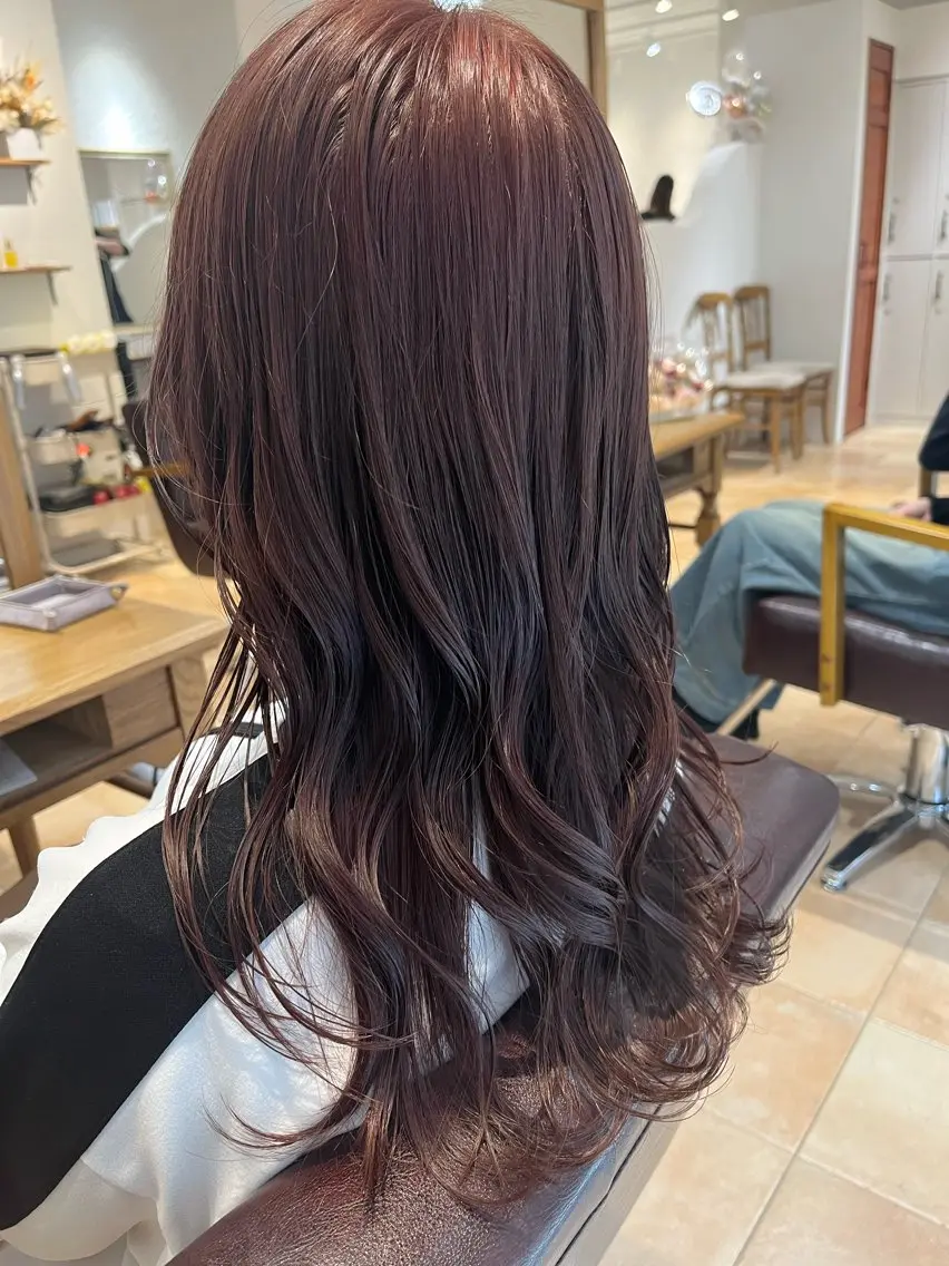 ミディアム カラー ピンクカラー バイオレットカラー カット ヘアカラー トリートメント 🌈透明感カラー🌈 🌟吉田祐介🌟のヘアスタイル