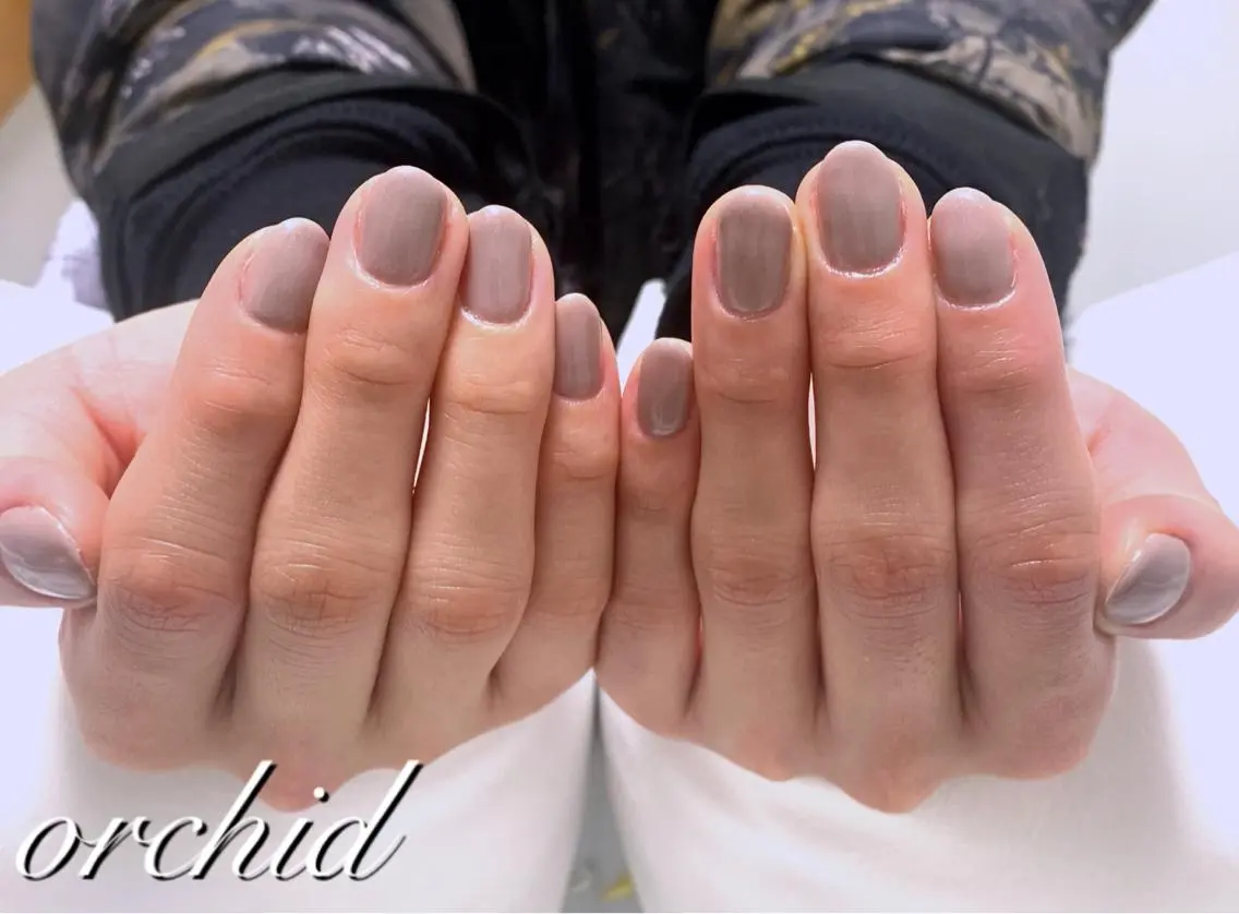 ネイル ラメ(グリッター) orchid ♡オーキッドのネイルデザイン