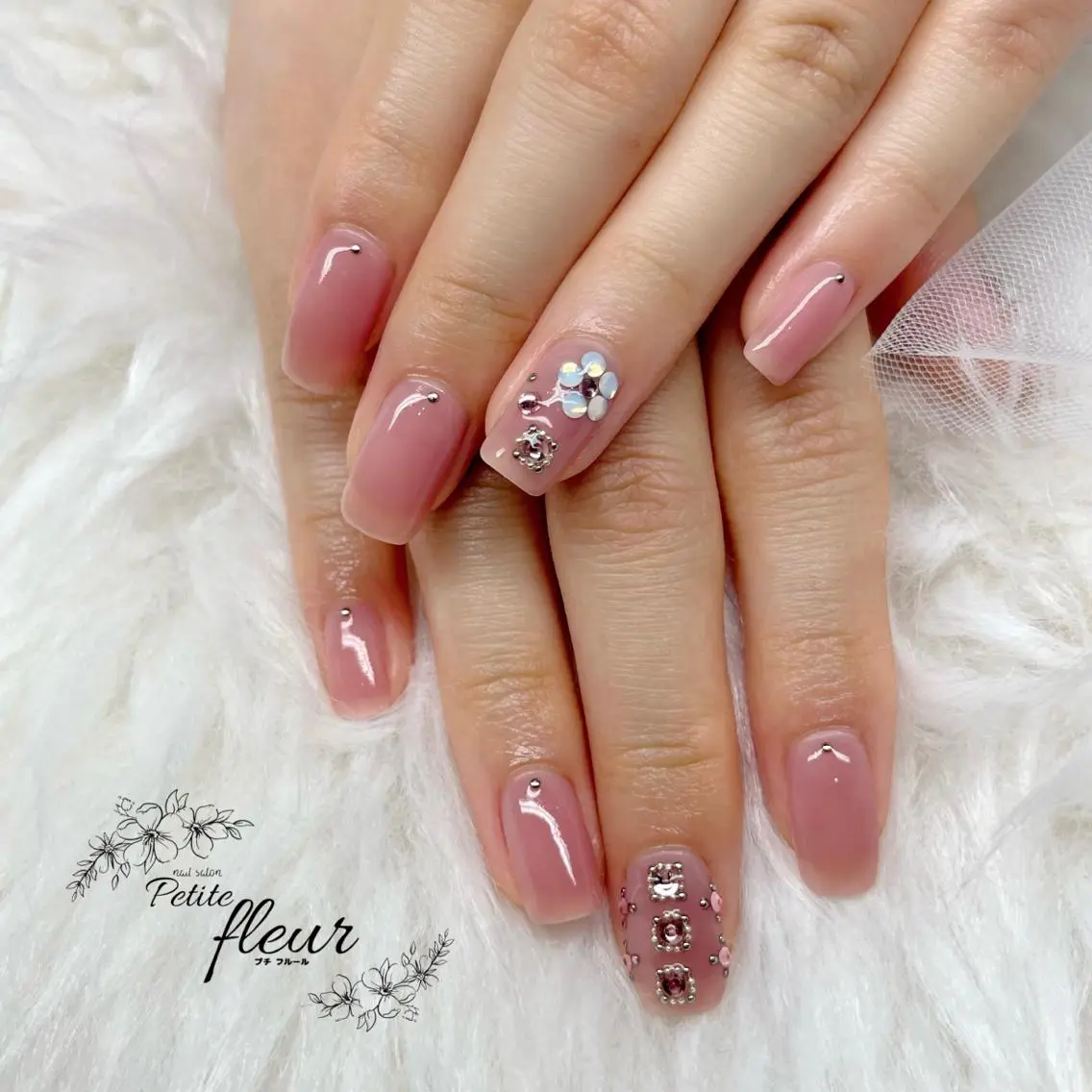 ネイル ❁⃘*。Petite fleur❁⃘*りさのネイルデザイン