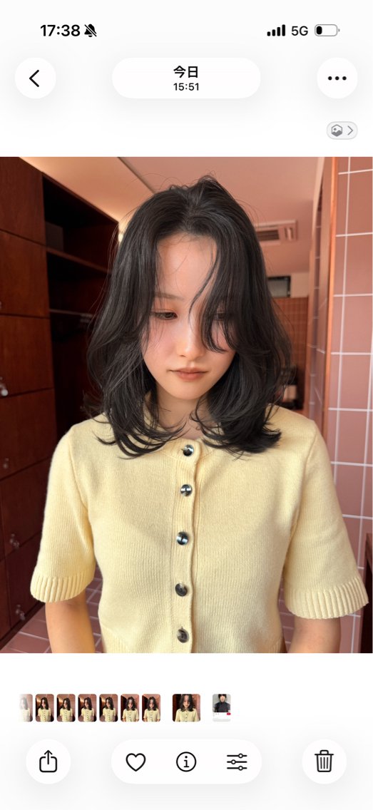 ミディアム カラー 柔らかいオリーブ🍃 カラーNatsumiのヘアスタイル