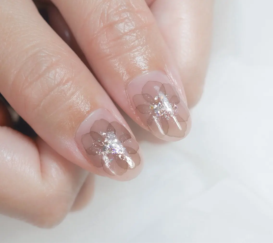 ネイル アートネイル フラワーネイル Nail Salon .Lalahのネイルデザイン