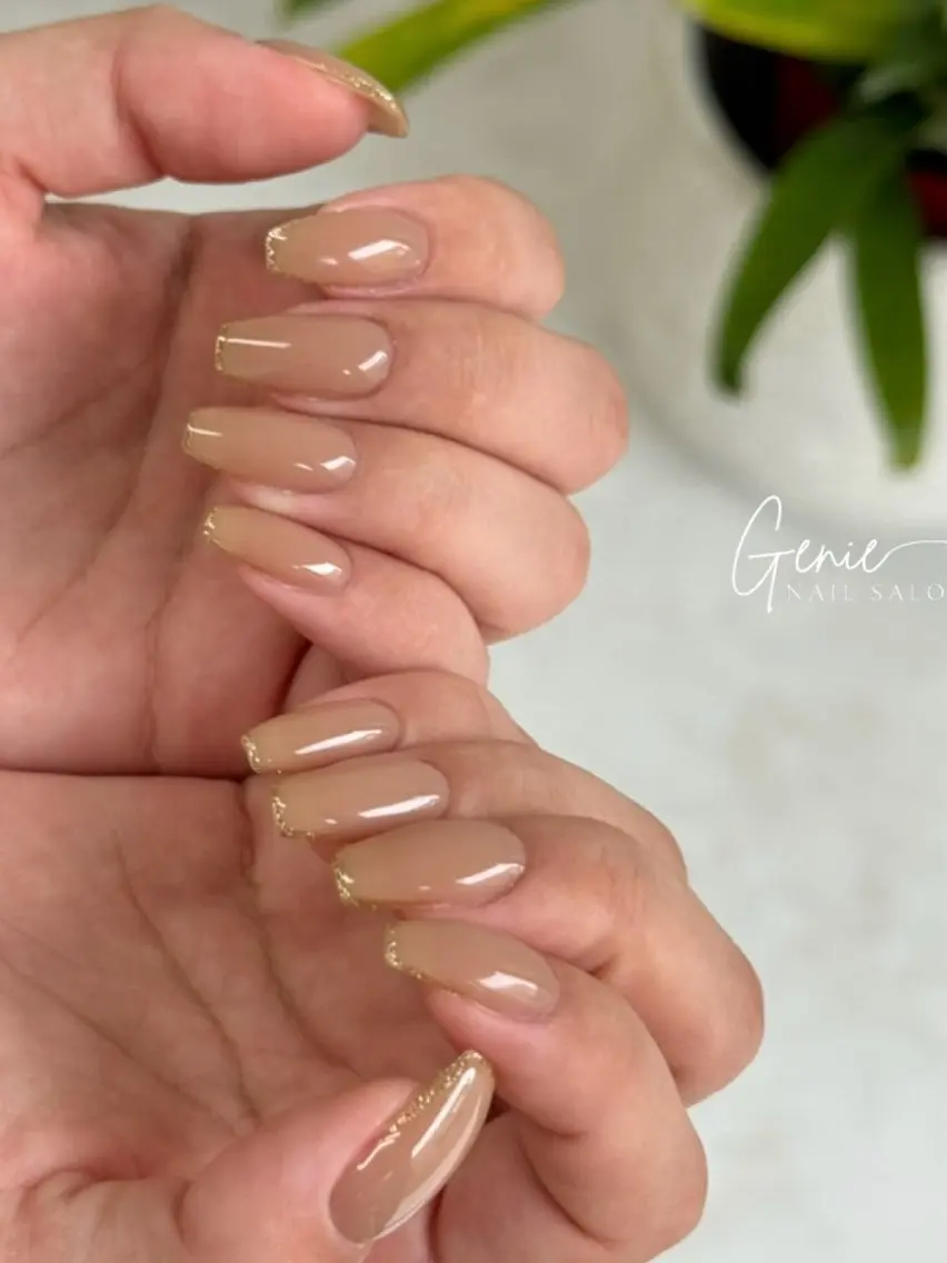 ネイル シンプルネイル ハンドネイル Nail salon Genieのネイルデザイン