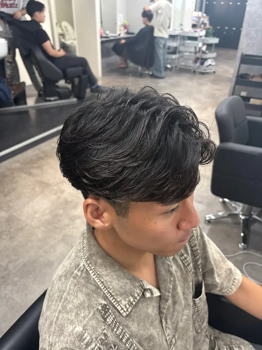 パーマ メンズ カット パーマ 🌱立川【縮毛矯正】 璃音🌱のヘアスタイル