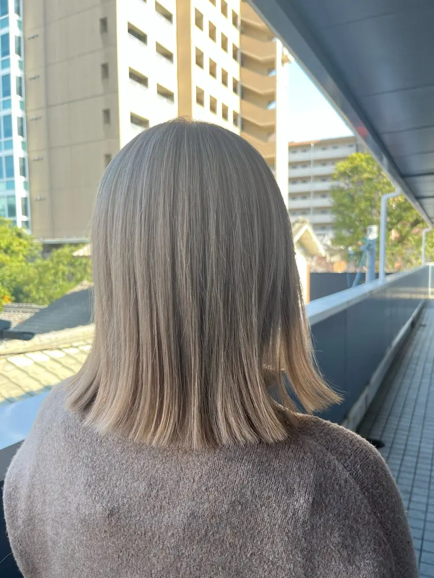 ショート カラー ヘアカラー 渡辺 健太のヘアスタイル