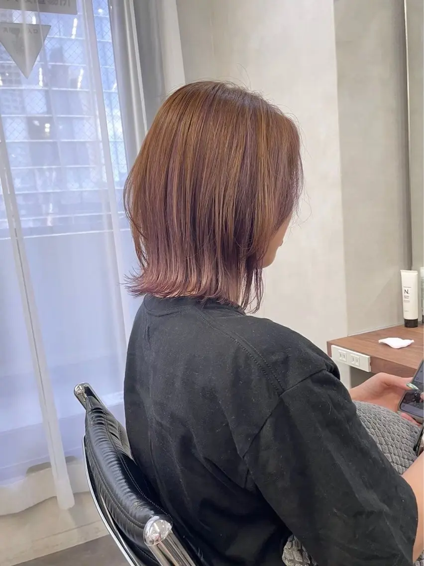 ミディアム 無料カットモデル募集 /西梅田/筒井大翔のヘアスタイル