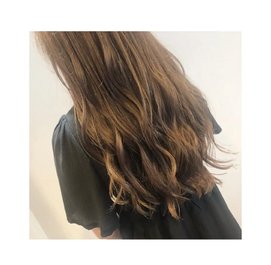 ロング アッシュ ヘアカラー トリートメント ❁⃘ ち だ り さ ❁⃘のヘアスタイル
