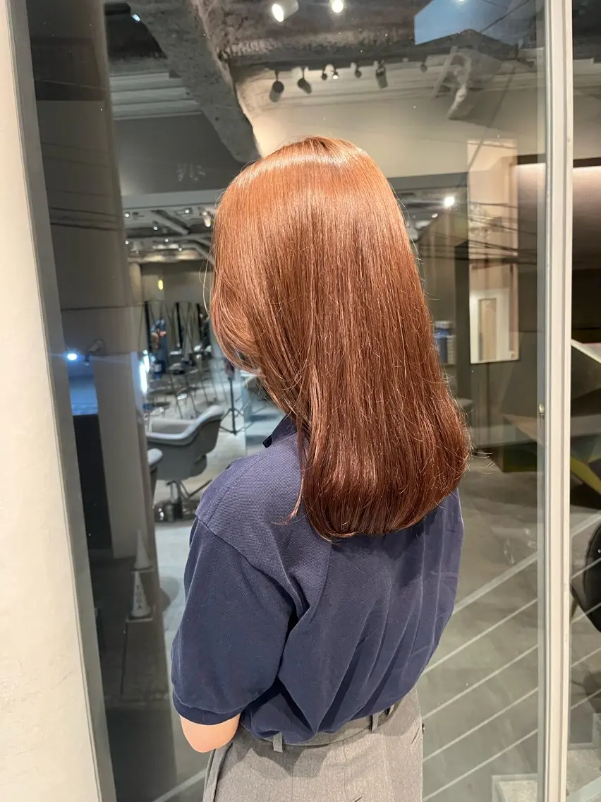 ロング カラー ブリーチ 透明感カラー ブリーチなしカラー ボブ/ショート /🪽山本唯我のヘアスタイル