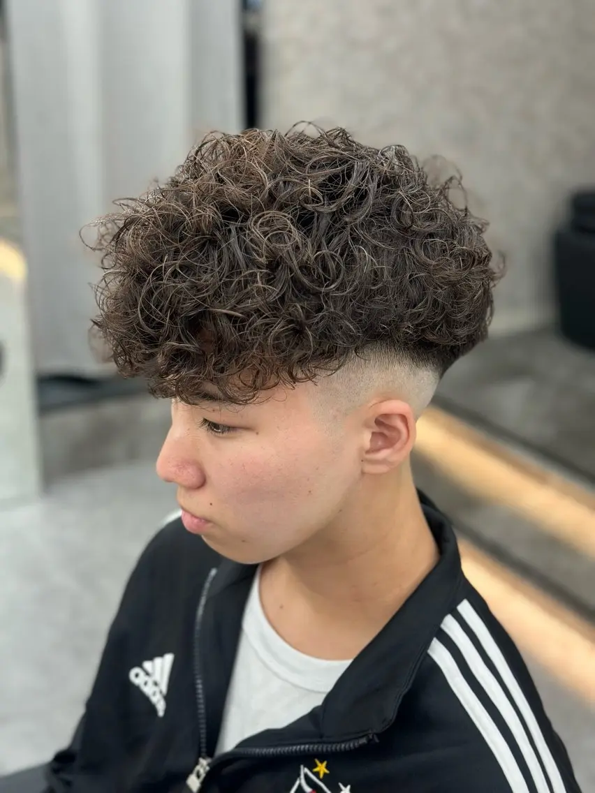 パーマ メンズ メッシュパーマ支持率 ◎大宮/隼也のヘアスタイル