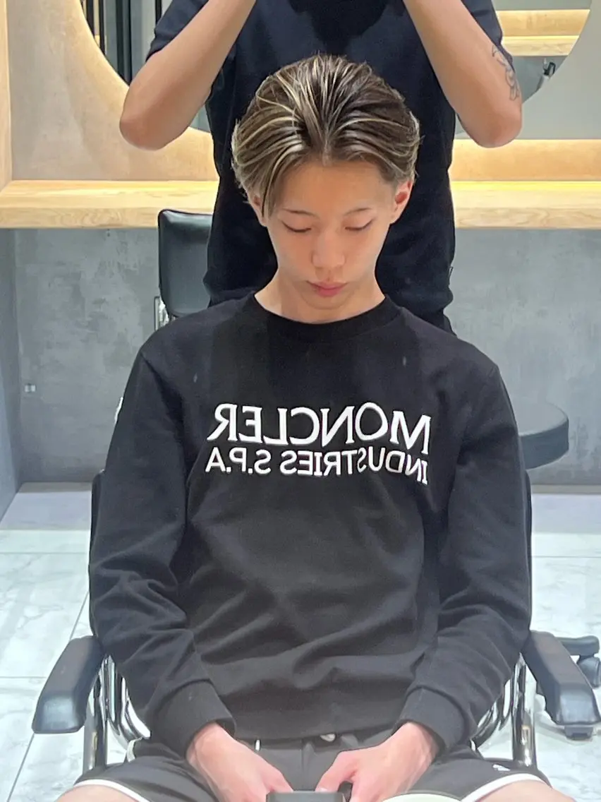 パーマ ニュアンスパーマ 粕川 空大のヘアスタイル