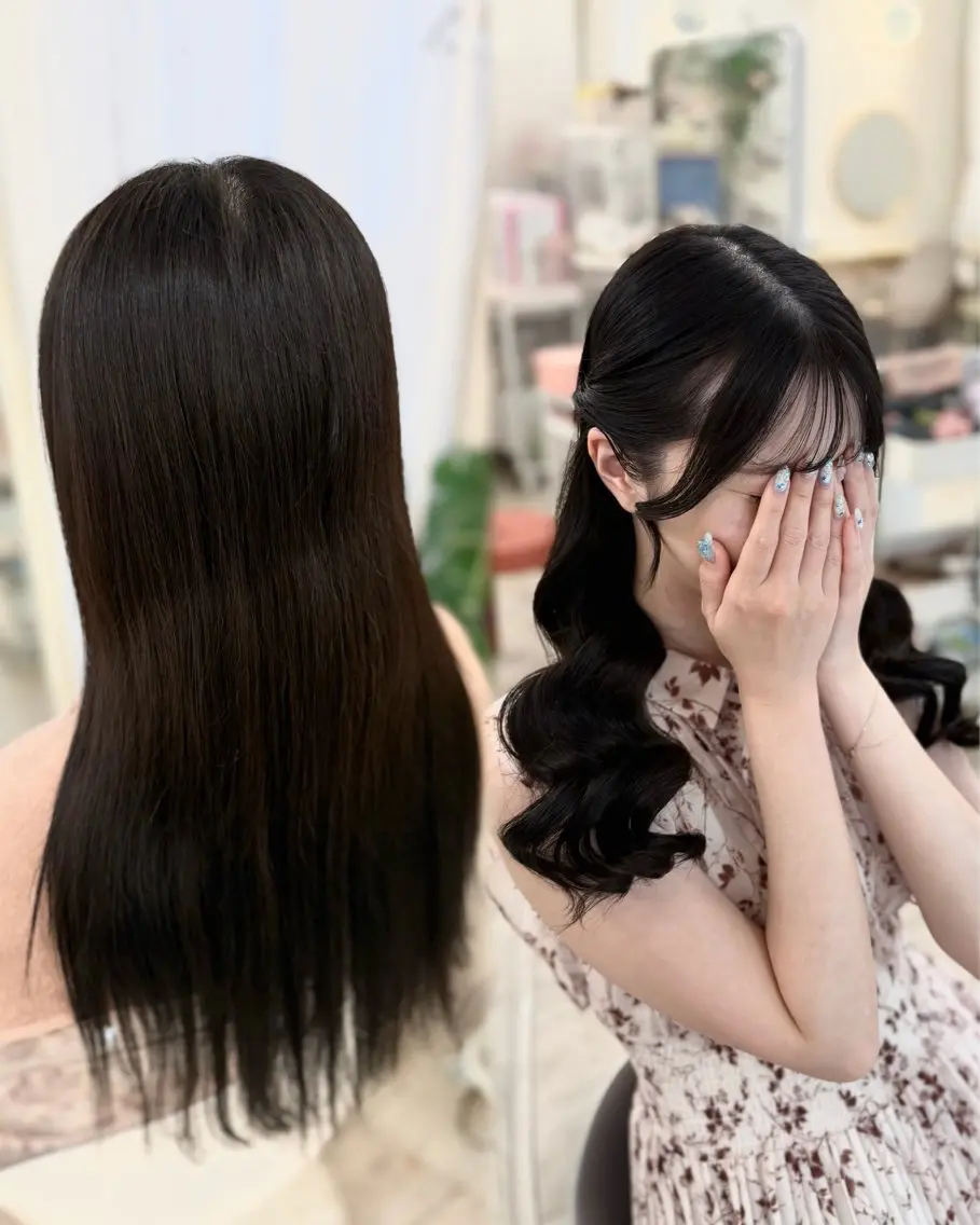 セミロング ヘアアレンジ ヘアセット 梅田茶屋町ヘアセット 🎀RIONA🎀のヘアスタイル