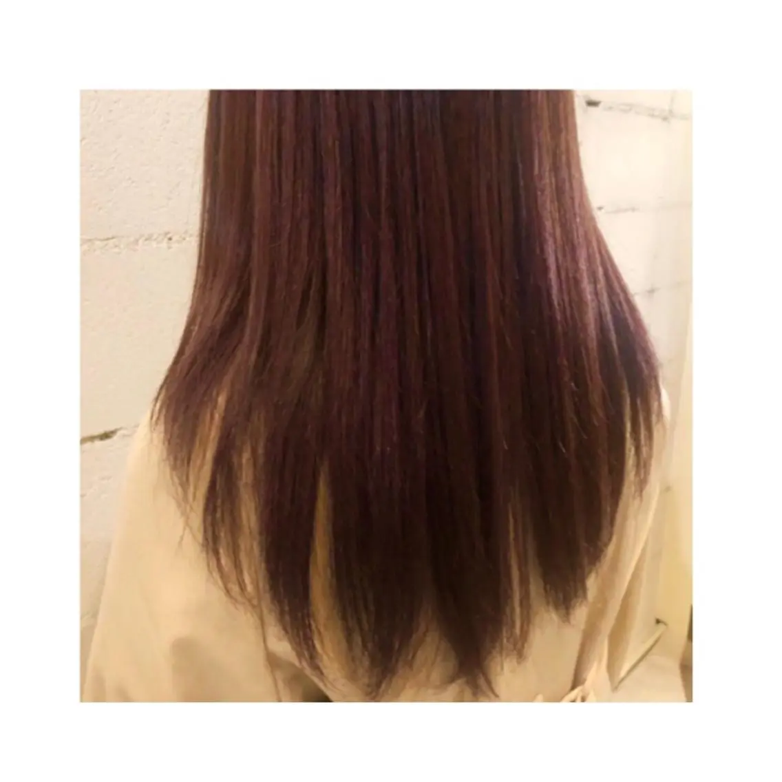 ロング 縮毛矯正 トリートメント ❁⃘ ち だ り さ ❁⃘のヘアスタイル