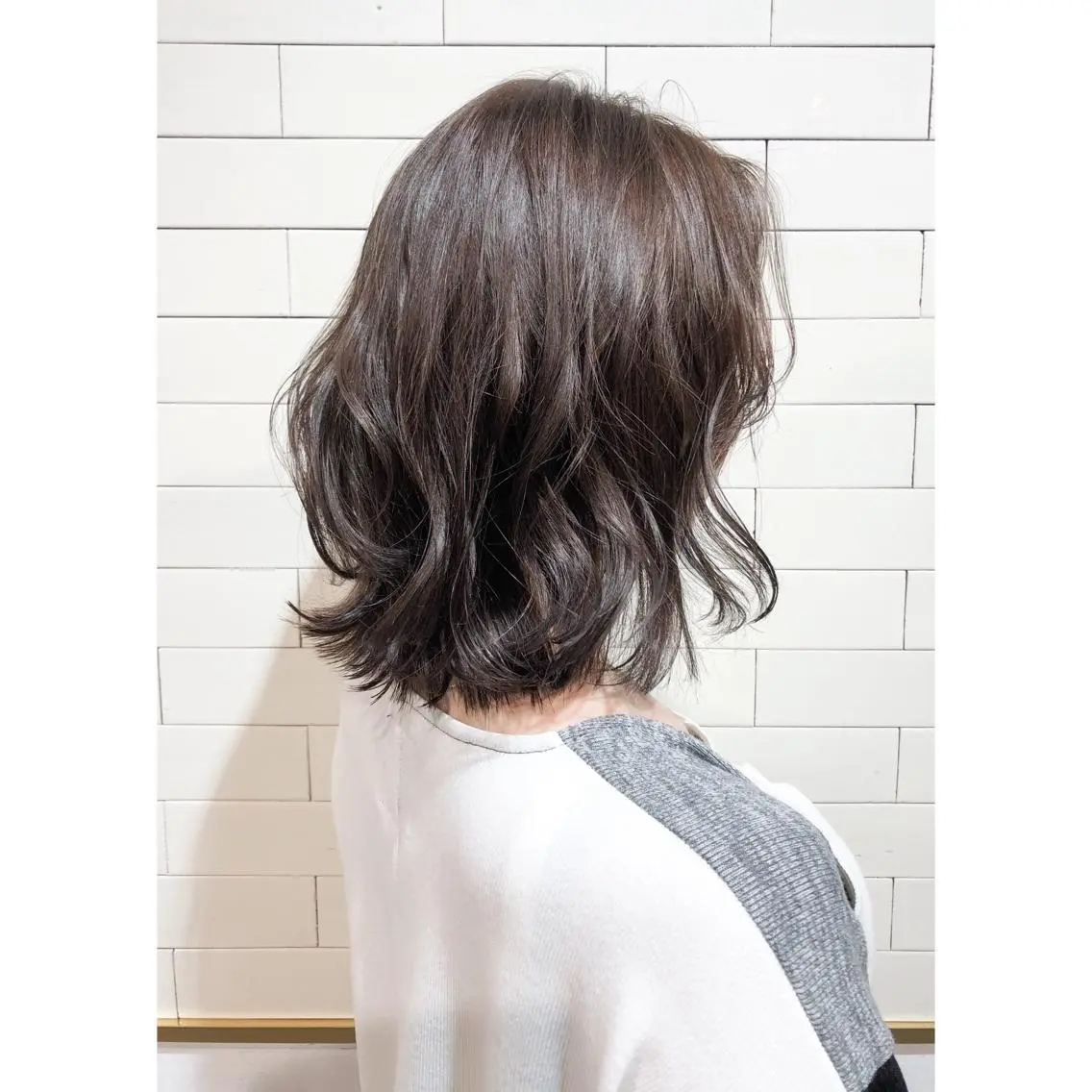 ミディアム EIGHT plum TOKIOリミテッドのヘアスタイル
