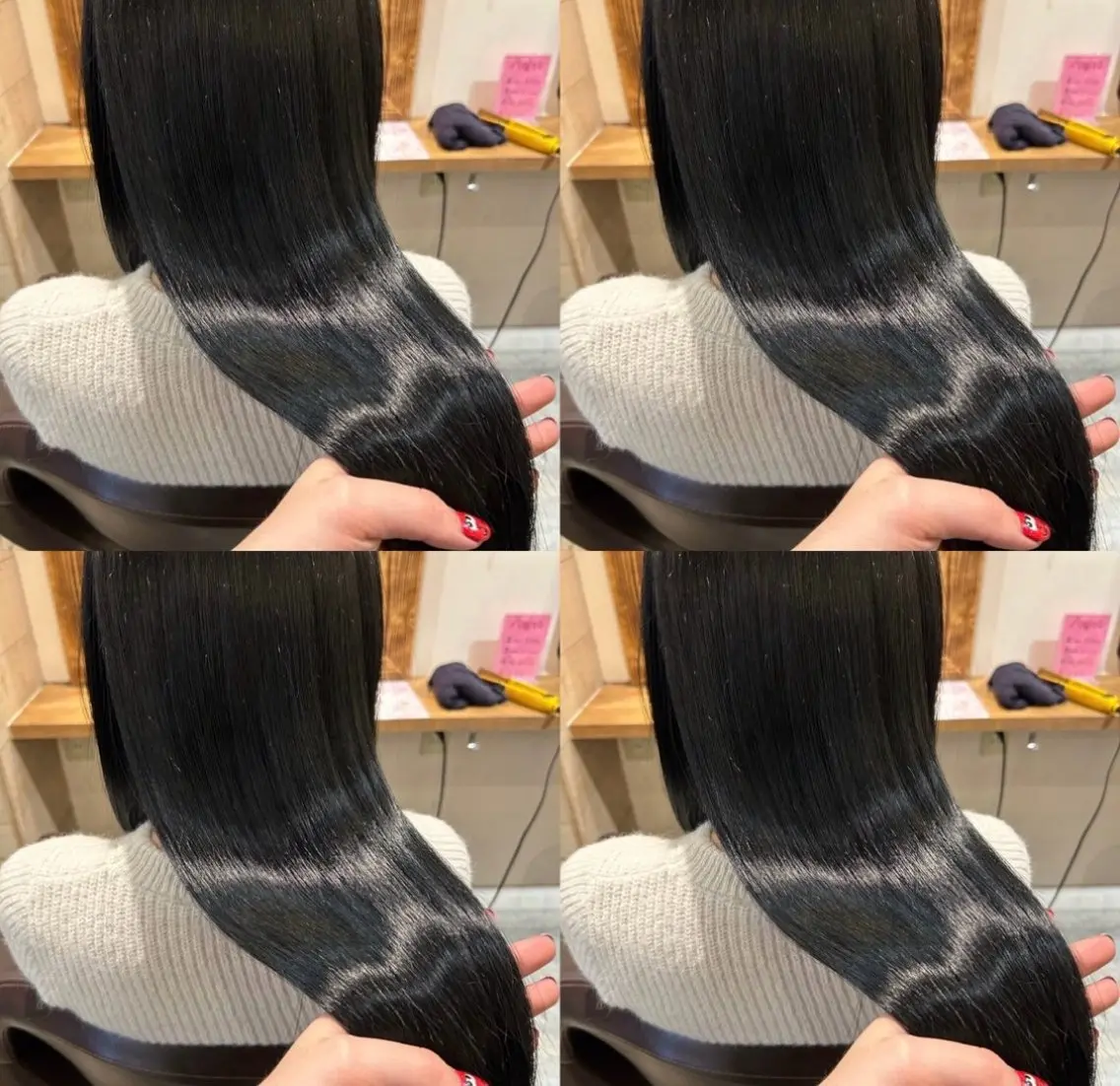 ロング カラー ヘアカラー トリートメント 髪質改善 /美髪矯正🫧ゆたかのヘアスタイル