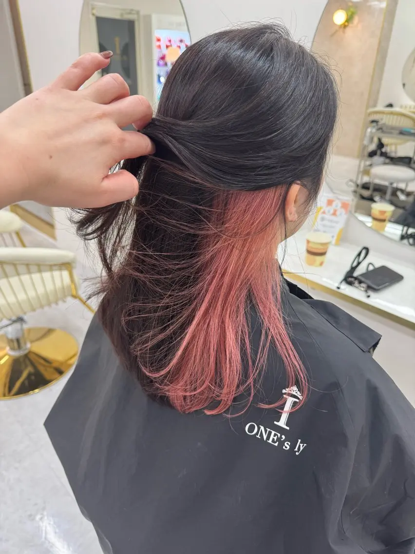 セミロング ヘアカラー トリートメント REI🫧オージュア ソムリエ🫧のヘアスタイル