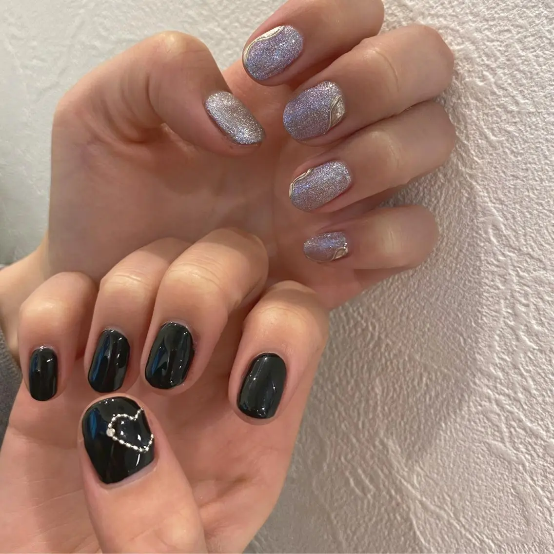 ネイル アートネイル マグネットネイル ニュアンスネイル ハンドネイル Ann nailのネイルデザイン