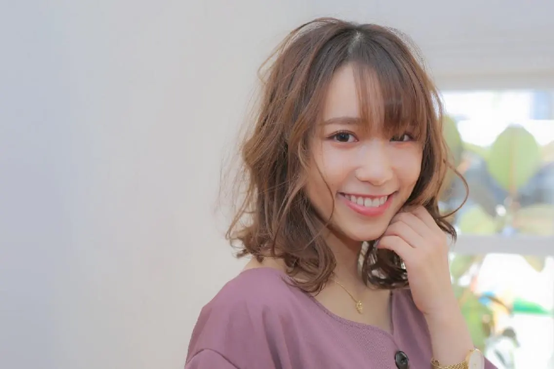 セミロング カラー カット ヘアカラー トリートメント Culumi クルミ 松井照雄/梅田茶屋町のヘアスタイル