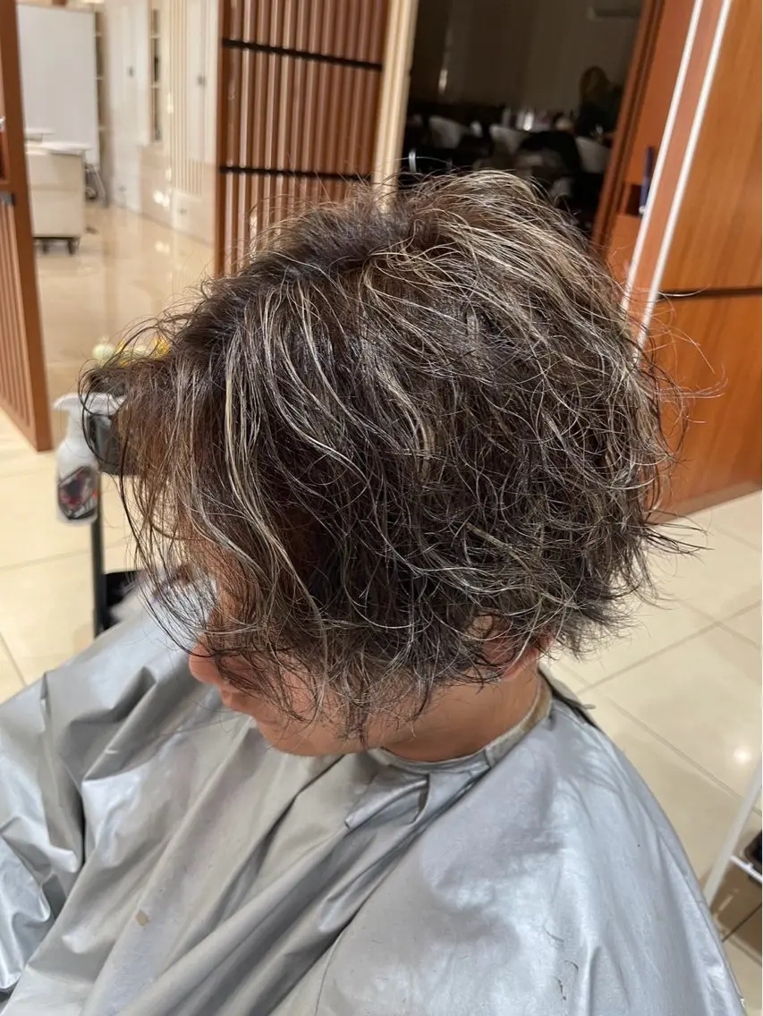 パーマ メンズ 木村 佑季のヘアスタイル