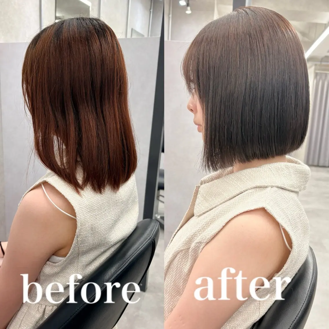 ミディアム 🌸Bob🌸 市井友佳子のヘアスタイル