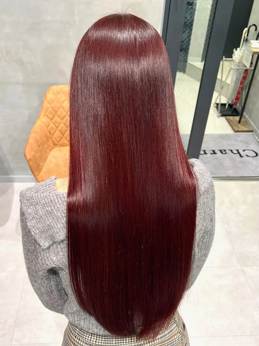 ロング カラー ヘアカラー 透明感カラー💎 アレンジ🩰Rimiのヘアスタイル