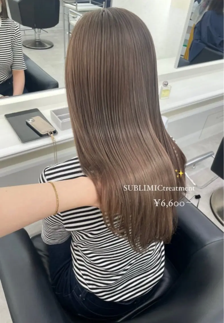 ロング カラー ヘアカラー トリートメント ParveMix ♡白神みやびのヘアスタイル